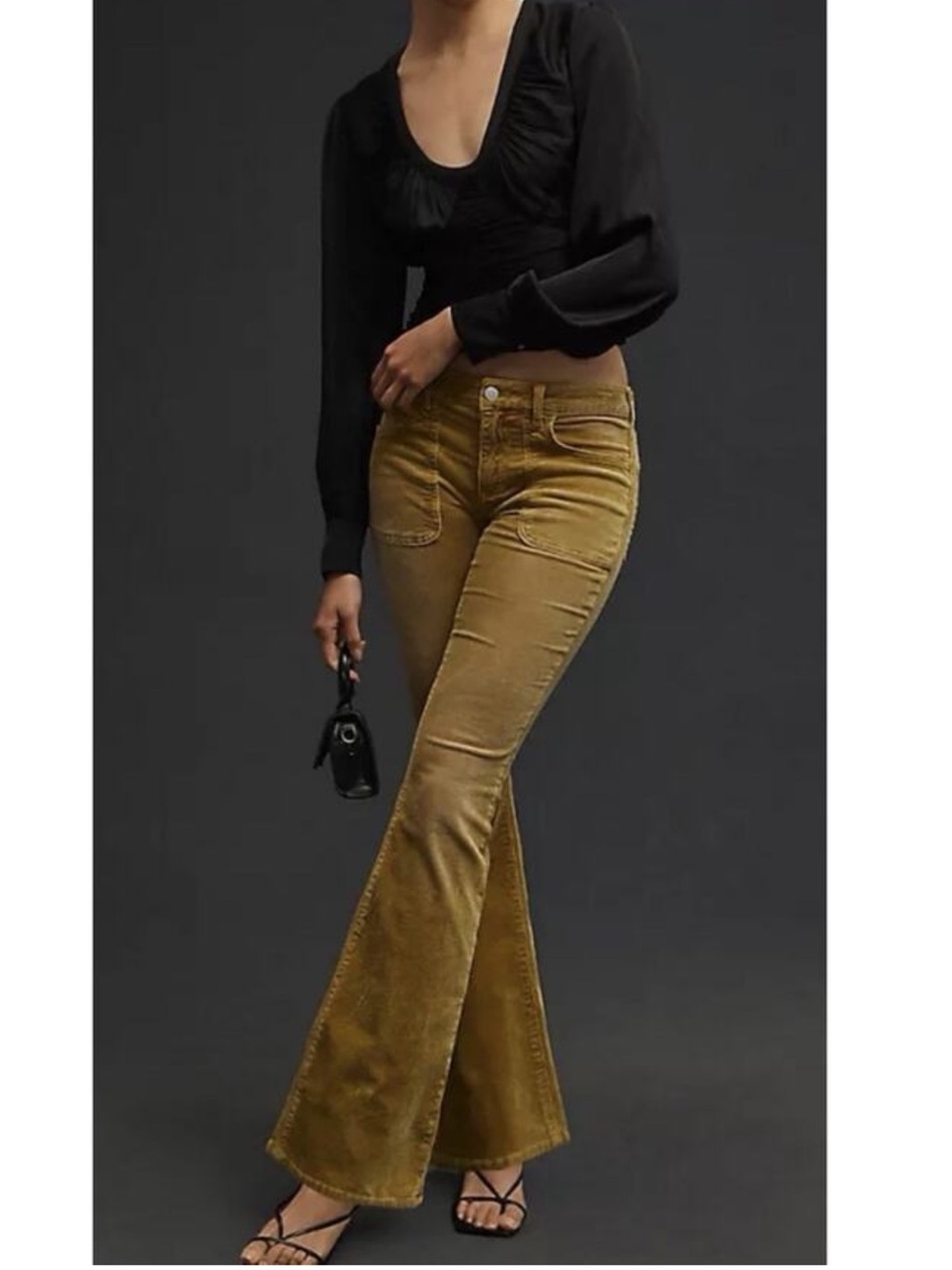 Anthropology Pilcro The Icon Corduroy Flare